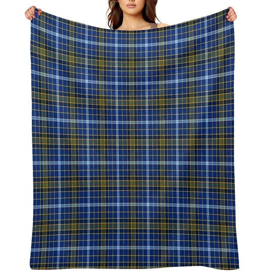 Clan Knox Tartan Eco-conscious Throw Blanket