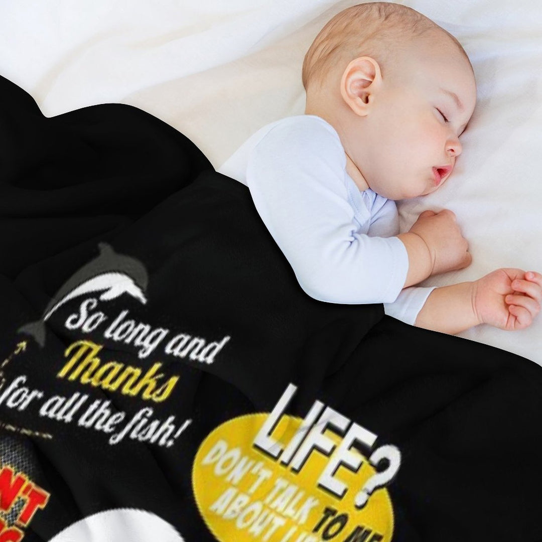 Hitchhikers Guide To The Galaxy 1 Travel-friendly Throw Blanket