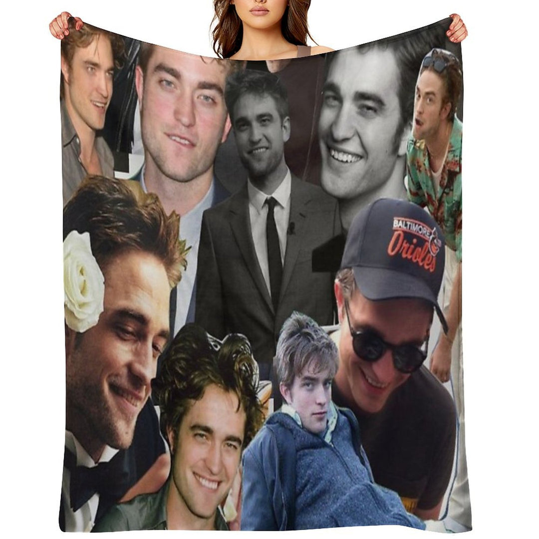HIGH QUALITY Robert Pattinson Photo Collage Comfort Throw Blanket
