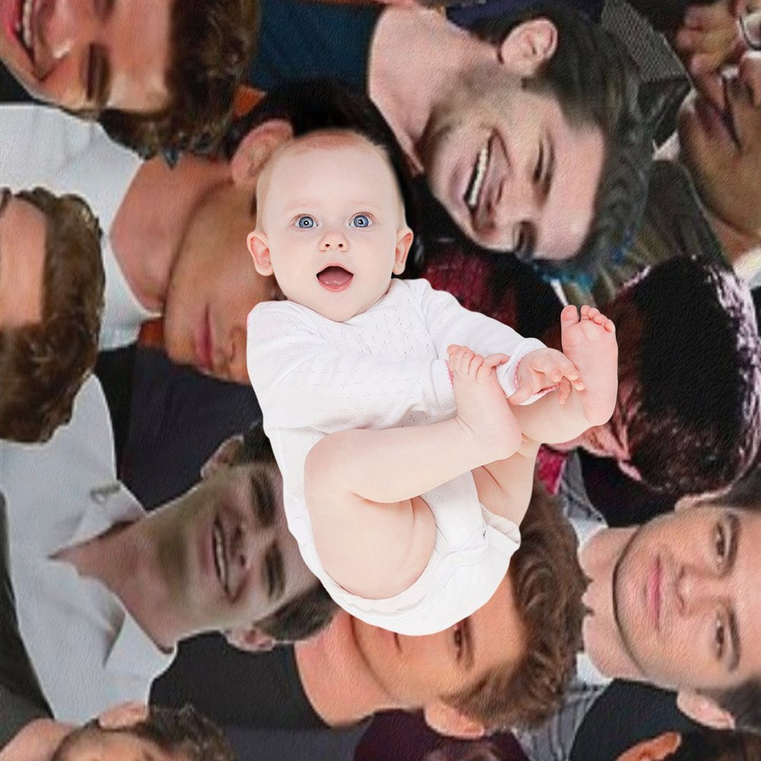 Andrew Garfield Photo Collage Velvety-soft Throw Blanket