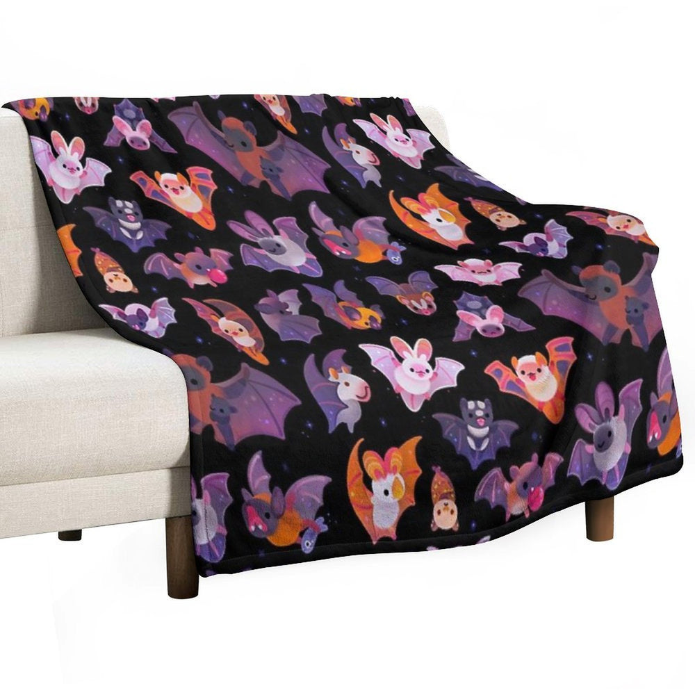 Bat - Dark Durable Throw Blanket