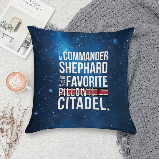 Favorite on The Citadel Soft Fade-Resistant Throw Pillow