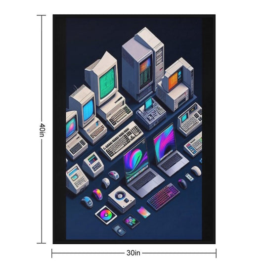 Computers #3 Comfort Throw Blanket