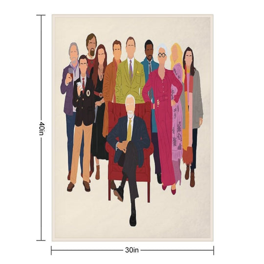 Knives Out Easy Care Throw Blanket