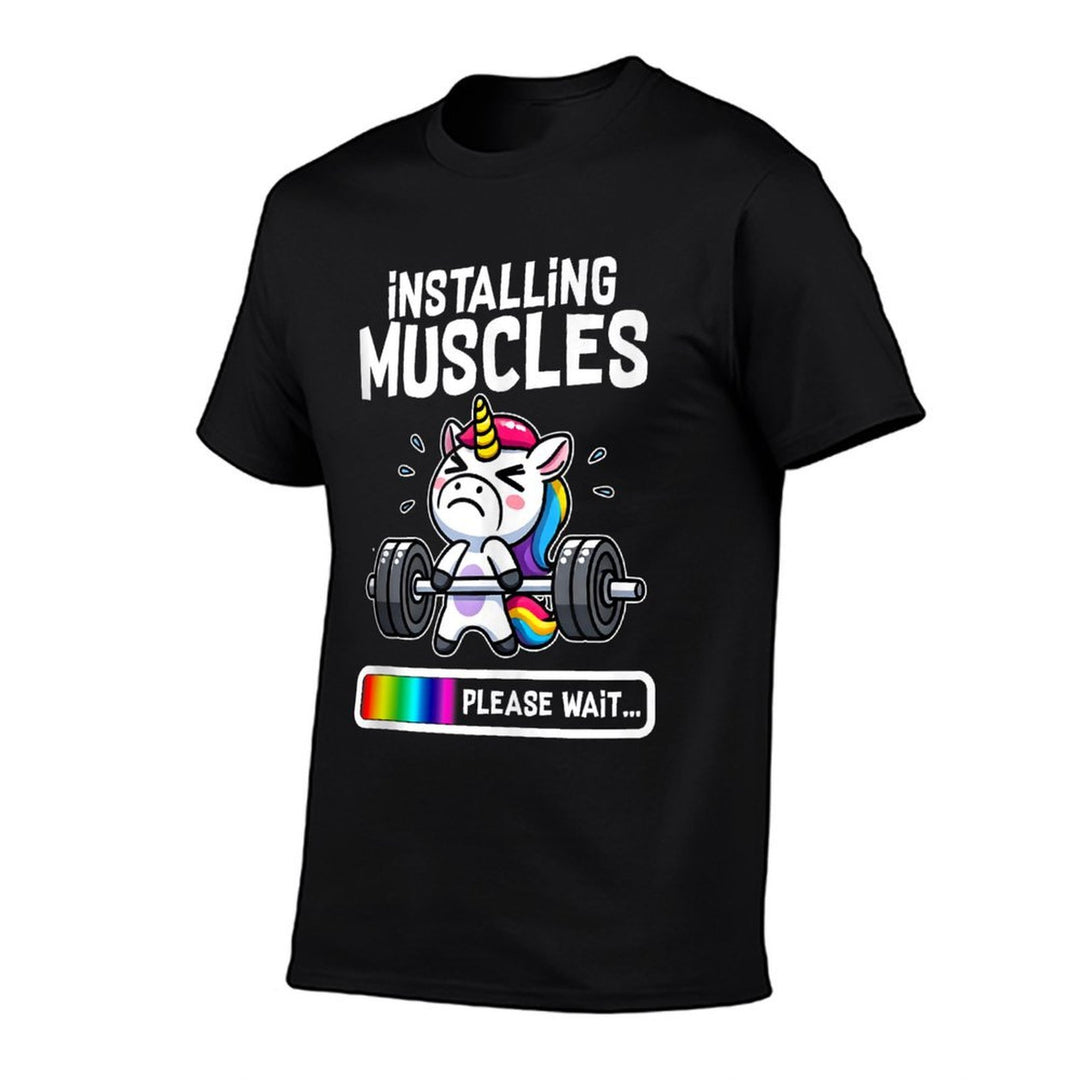 Funny Cute Unicorn Workout Gym Fitness Weightlifting Gift  Affordable Price T-Shirt