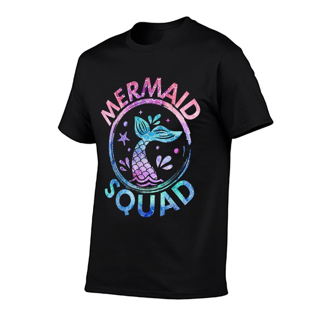 Cute Mermaid Birthday Squad Birthday Girl Party  Versatile T-Shirt