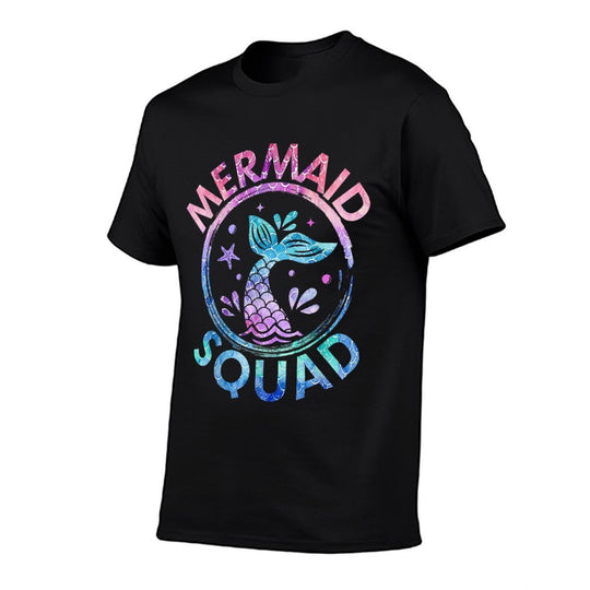 Cute Mermaid Birthday Squad Birthday Girl Party  Versatile T-Shirt