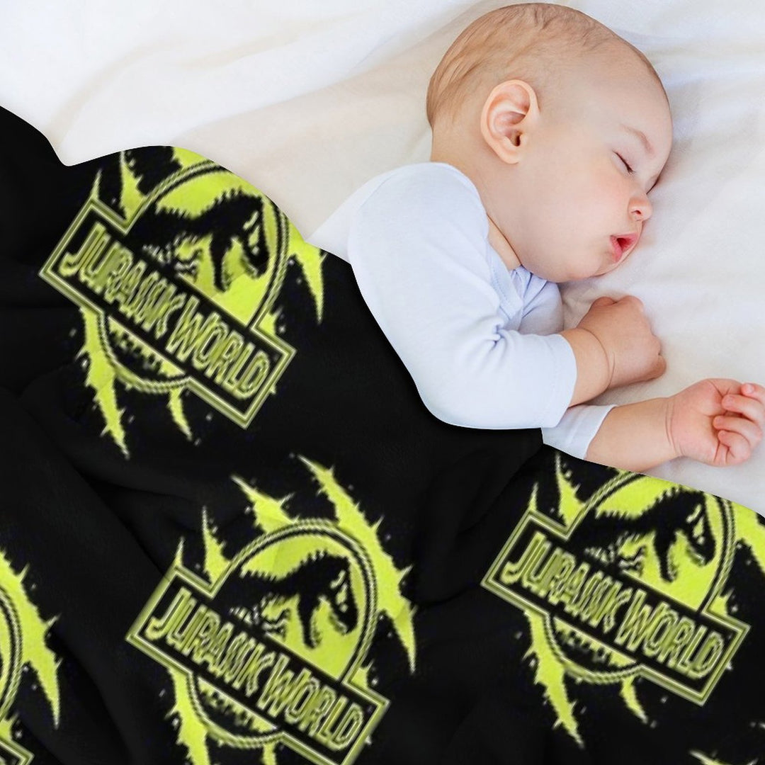 Dino Jurrassix World Ogy Sustainable Throw Blanket