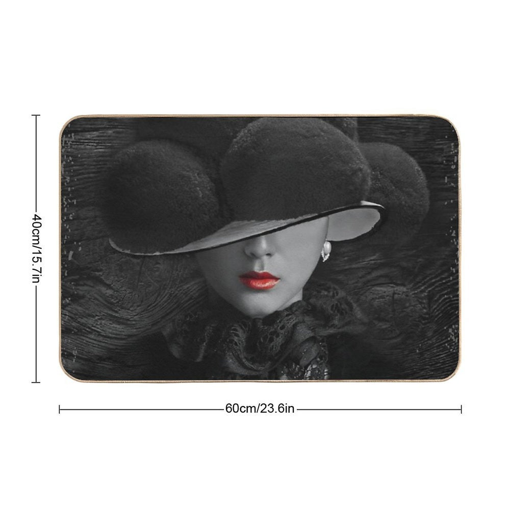 Black Forest Lady Mystic 5.0  Pet-Safe Bath Mat