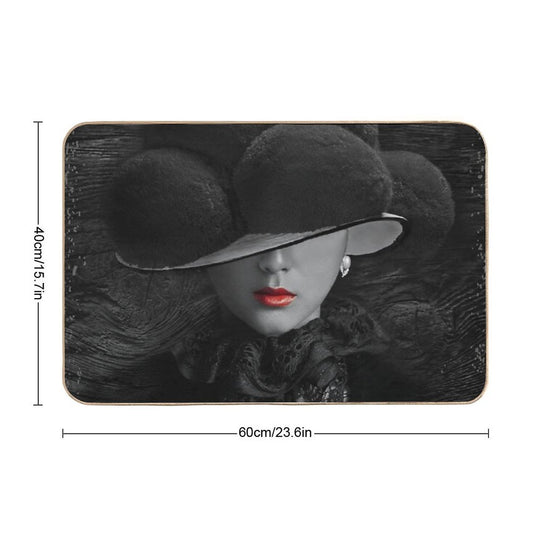 Black Forest Lady Mystic 5.0  Pet-Safe Bath Mat