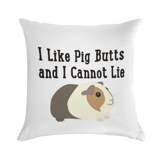 Guinea Pig Butts Soft Ultra-Soft Texture Throw Pillow