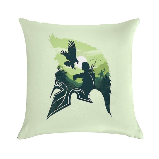 Eagle Bearer Warrior V2 Soft Warmth Comfort Throw Pillow