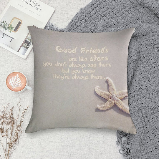 Good Friends Are Like Stars Soft Multiple Sizes Throw Pillow