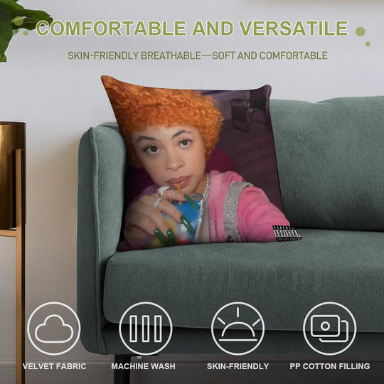 In Ha Mood Soft Durable Construction Throw Pillow