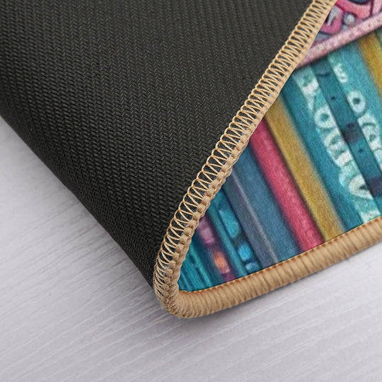 Colorful Patterns  Absorbent Bath Mat