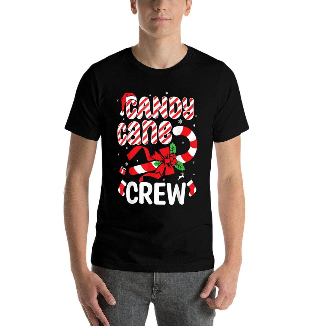 Candy Cane Crew - Funny Christmas Holiday Men Women  Tagless Design T-Shirt