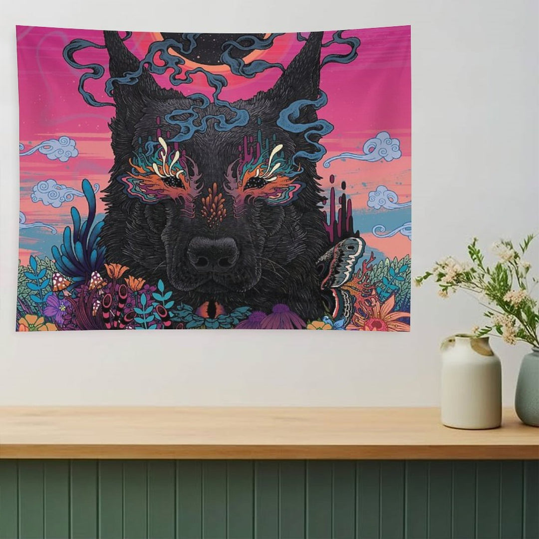 Black Eyed Dog Tapestry