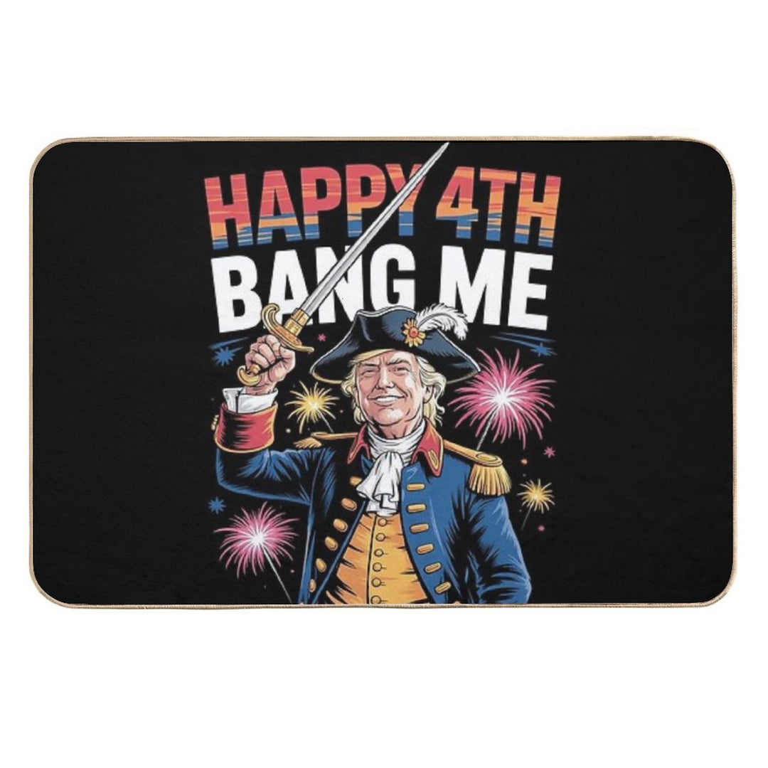 Trump Make 4th of July Great Bang Me Trump 4th of July  Odorless Bath Mat