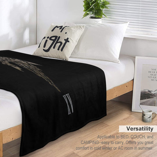 The Lucian Crest All-season Throw Blanket