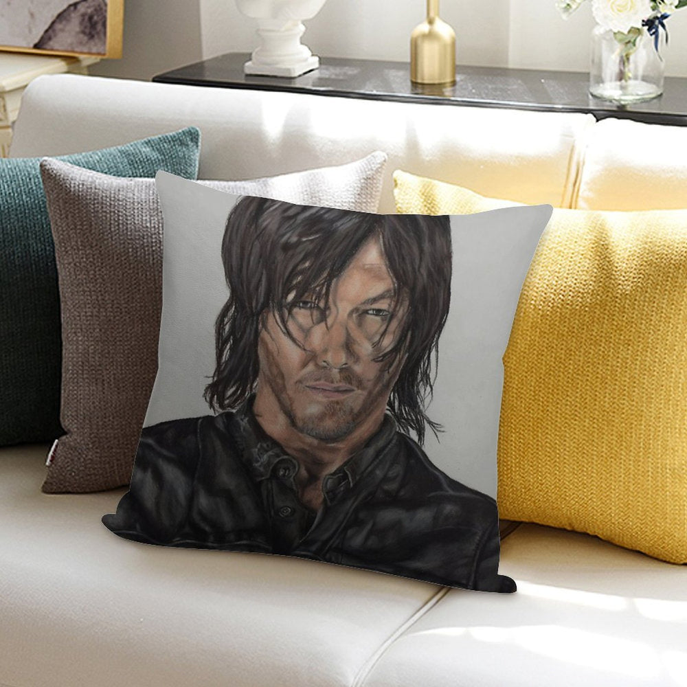 Daryl Dixon Soft Gift Ready Throw Pillow