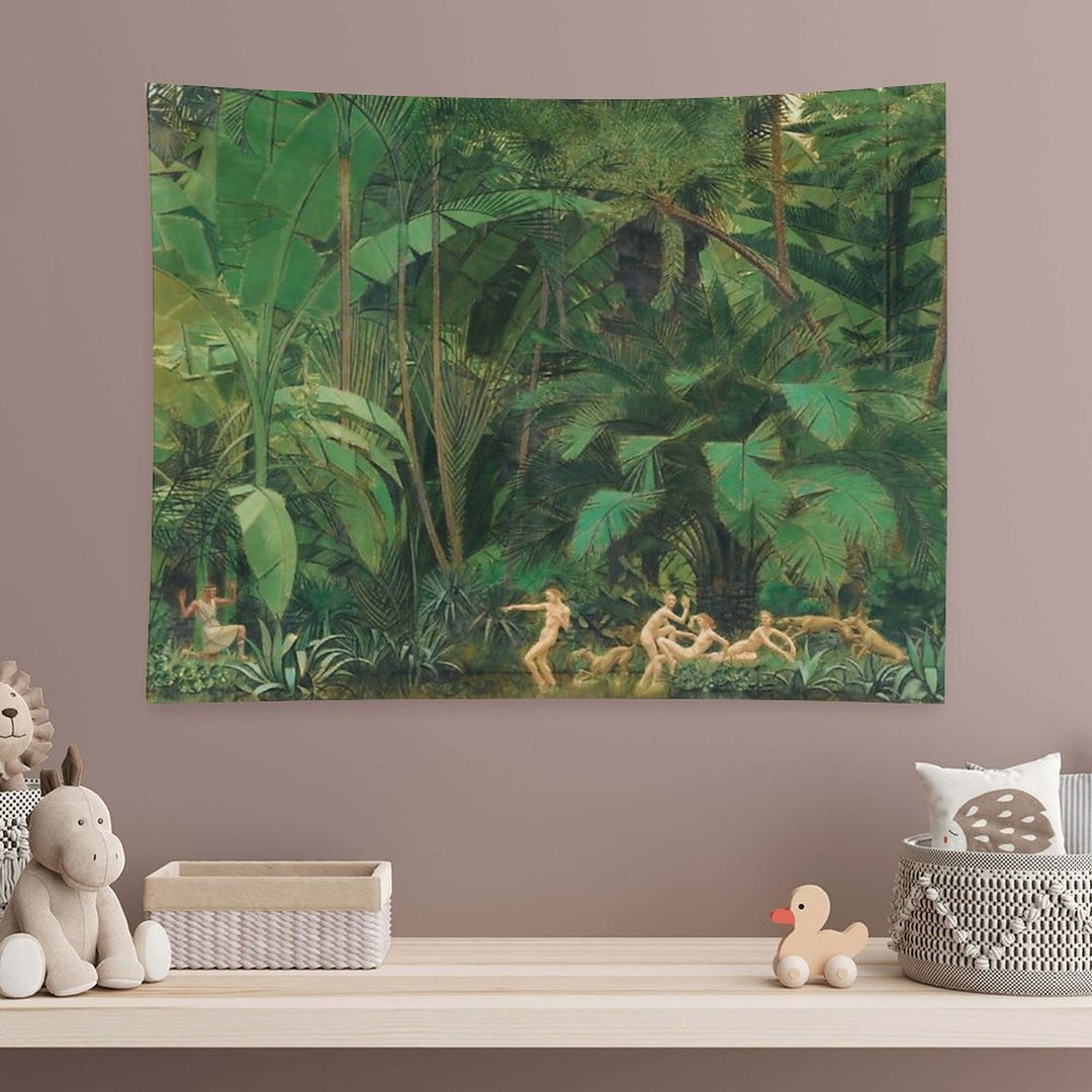 Diana And Actaeon. Bernard Boutet De Monvel. Tapestry