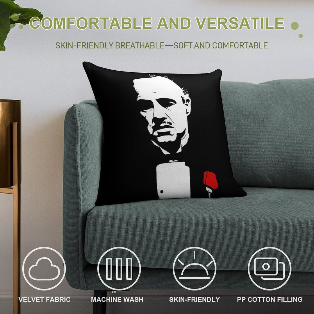 The Godfather Flower Soft Bedroom Essential Throw Pillow