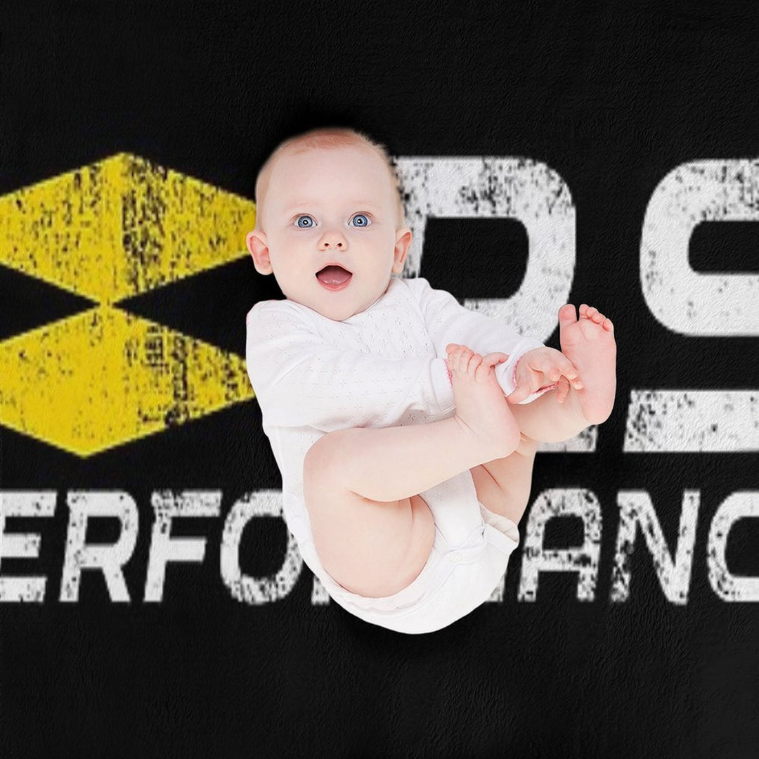 RS PERFORMANCE LOGO (YELLOW-WHITE) All-season Throw Blanket