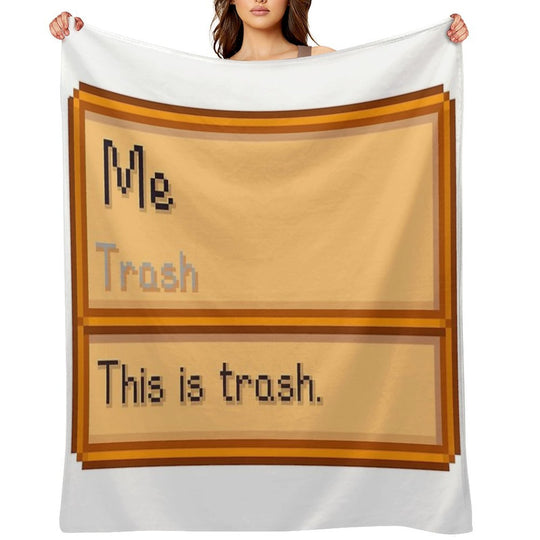 Stardew Valley Trash Item But Its You! D Travel-friendly Throw Blanket