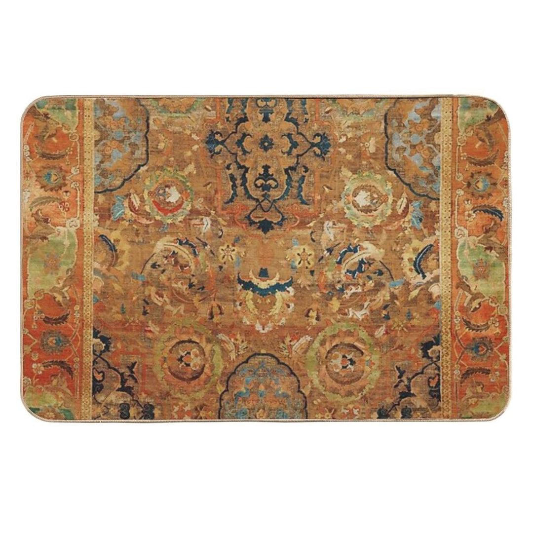 Doria Antique Persian Carpet Print  Slip-Resistant Bath Mat