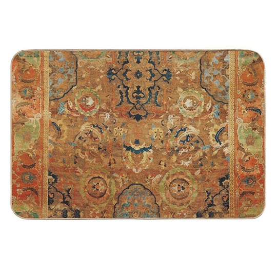 Doria Antique Persian Carpet Print  Slip-Resistant Bath Mat
