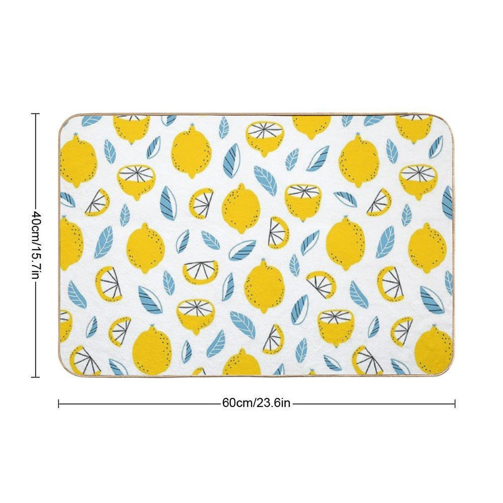 Lemons  Multi-Purpose Bath Mat