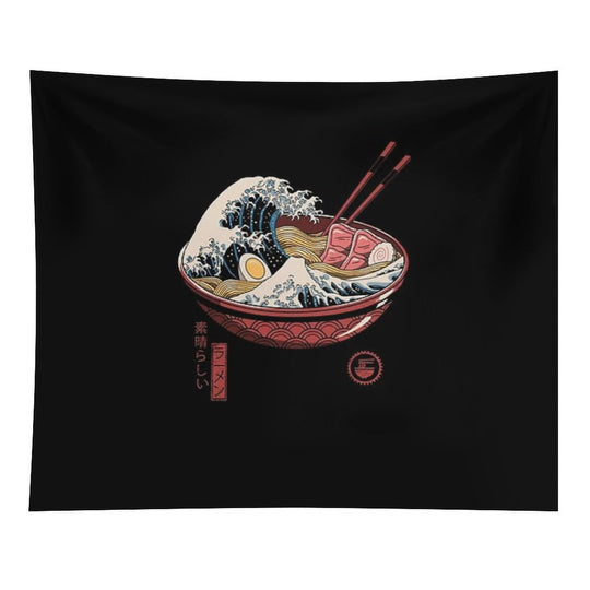 Great Ramen Wave Tapestry