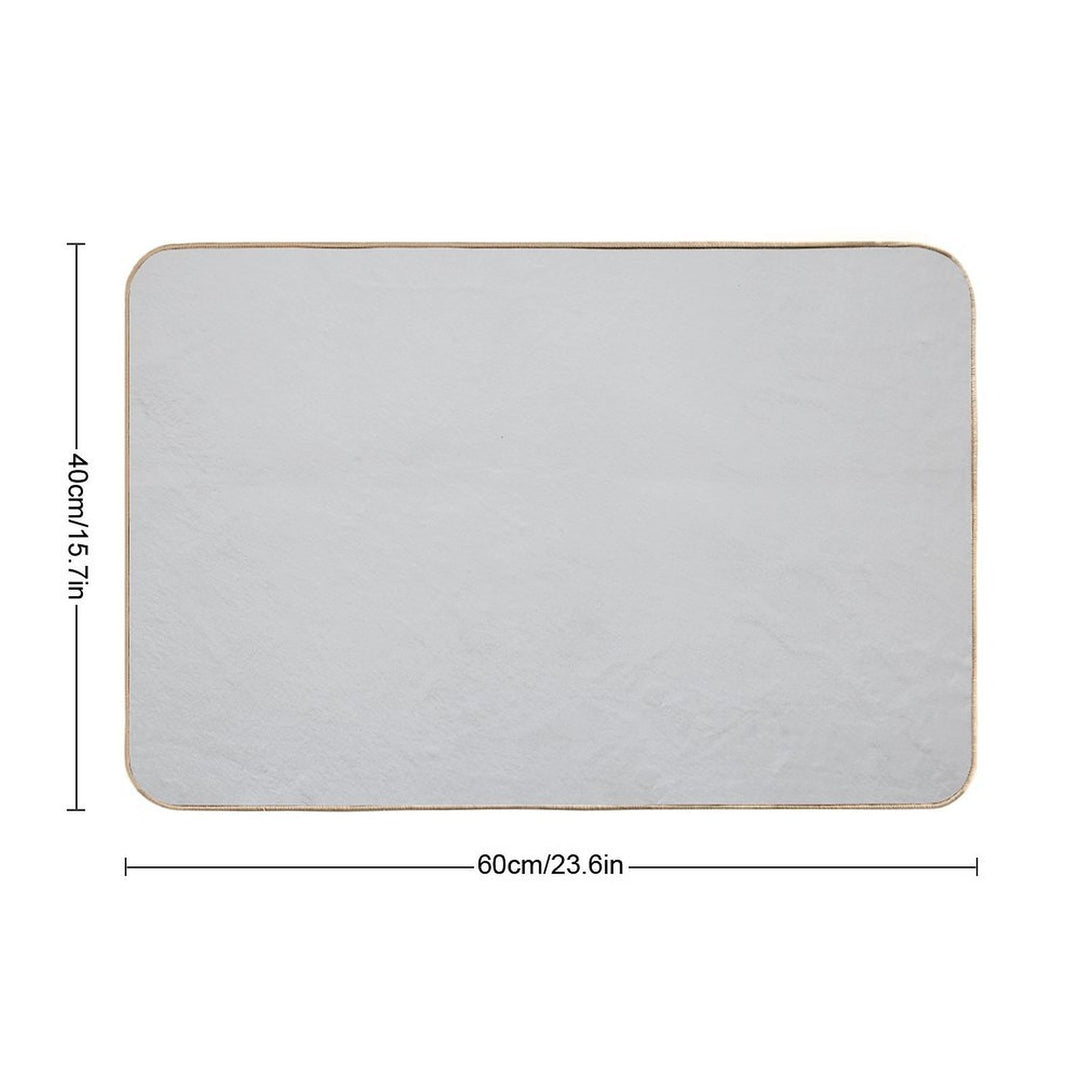 Pale Gray Durable Bath Mat