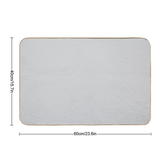 Pale Gray Durable Bath Mat