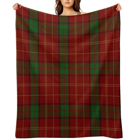 Kirk Tartan Velvety-soft Throw Blanket
