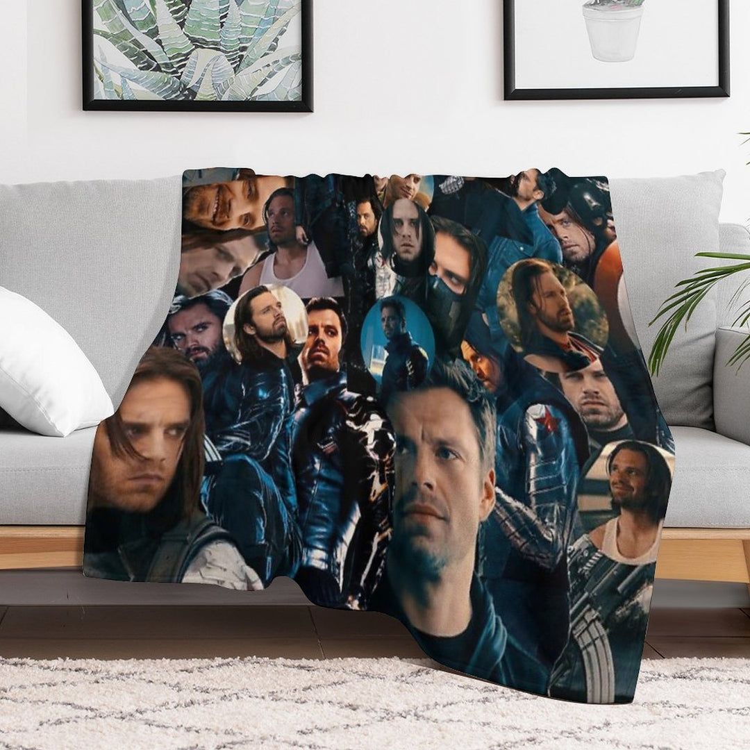 Sebastian Stan Versatility Throw Blanket