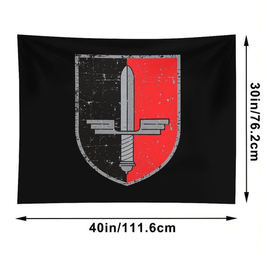 Luftwaffe - JG 52 Jagdgeschwader 52 - Grunge Style Tapestry