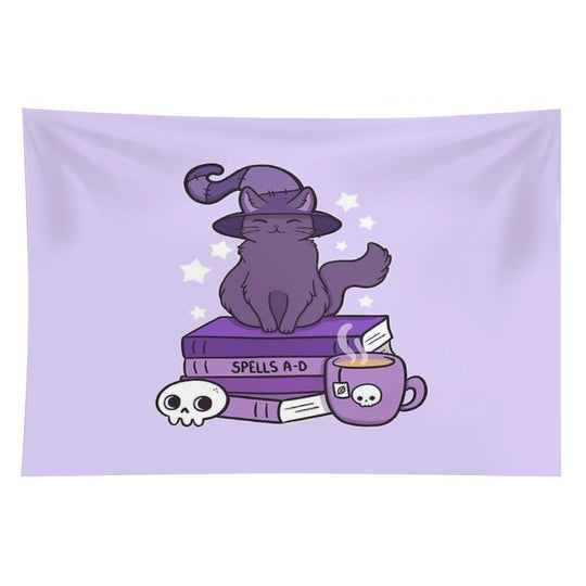 Feline Familiar 02  Nikury Tapestry