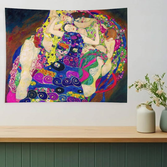 Gustav Klimt Die Jungfrauen (The Virgins) Tapestry