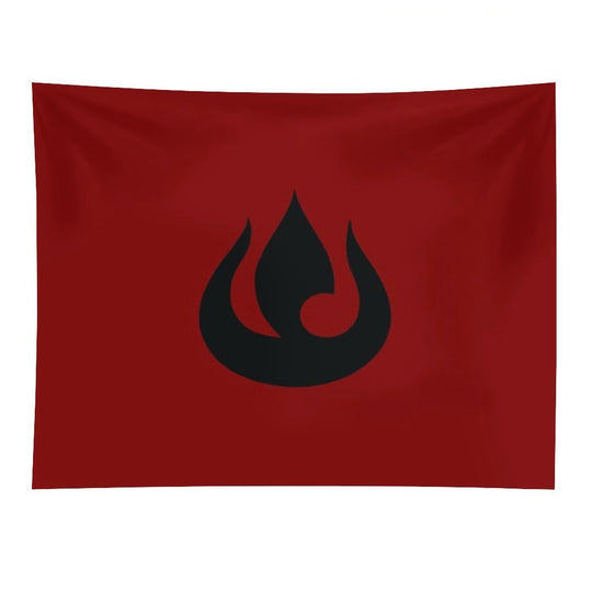 Fire Nation Banner Tapestry