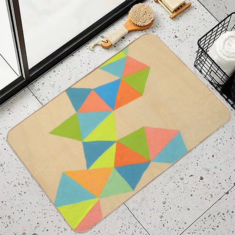 Shapes at A Cellular Level 3  Long-Lasting Bath Mat