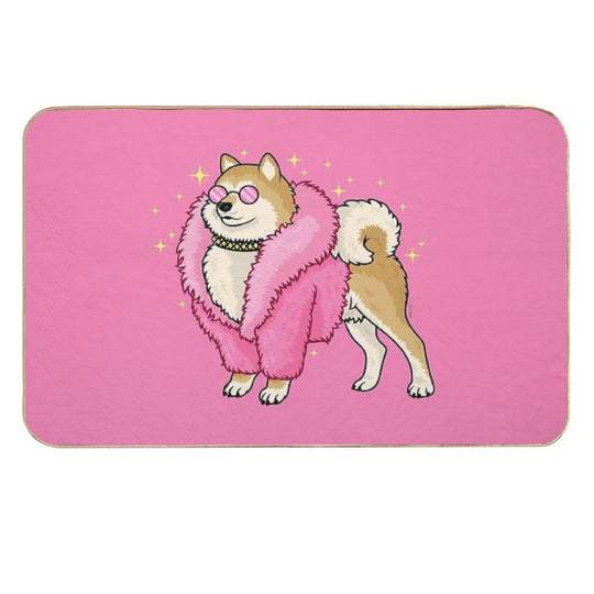 Fabulous Shiba  Eco-Friendly Bath Mat