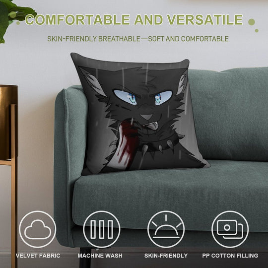 Scourge Soft Reinforced Edging Throw Pillow