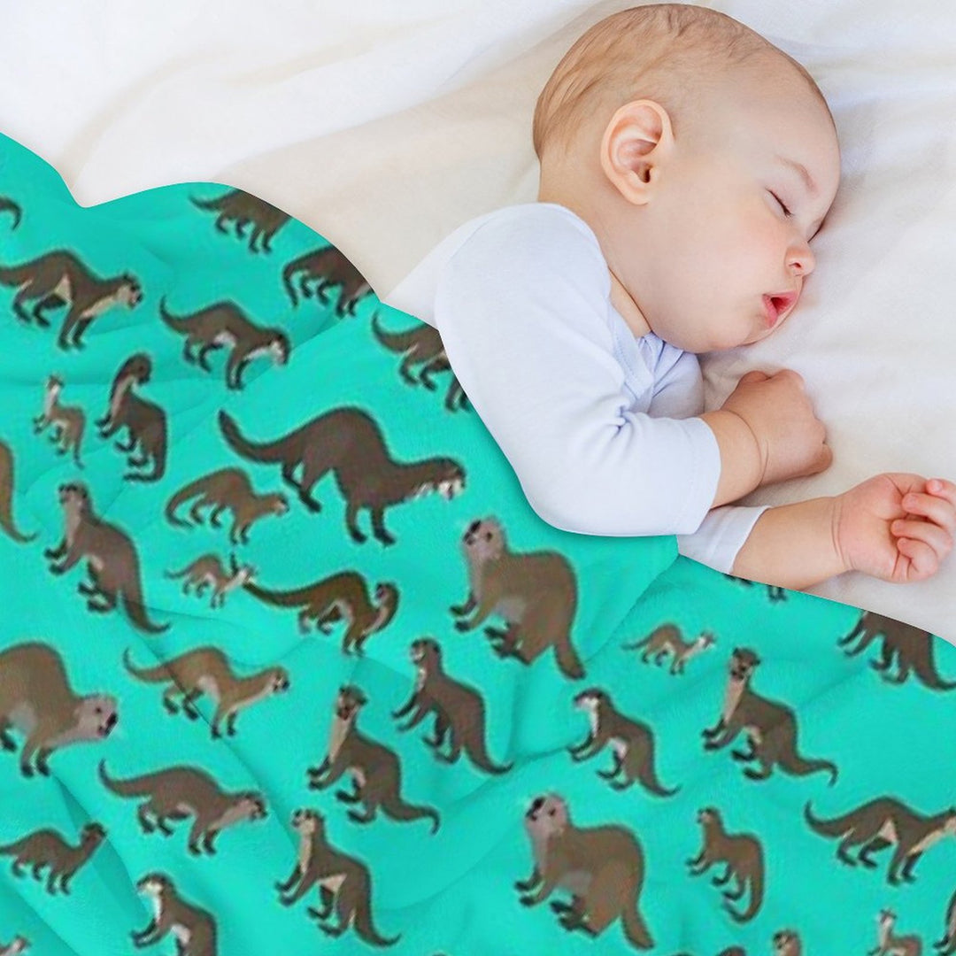 Know Your Otters Versatility Throw Blanket