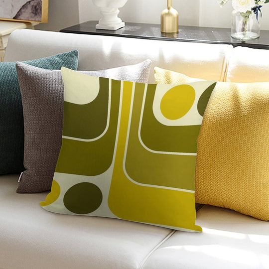 Retro Geometric Design 632 Soft Warmth Comfort Throw Pillow
