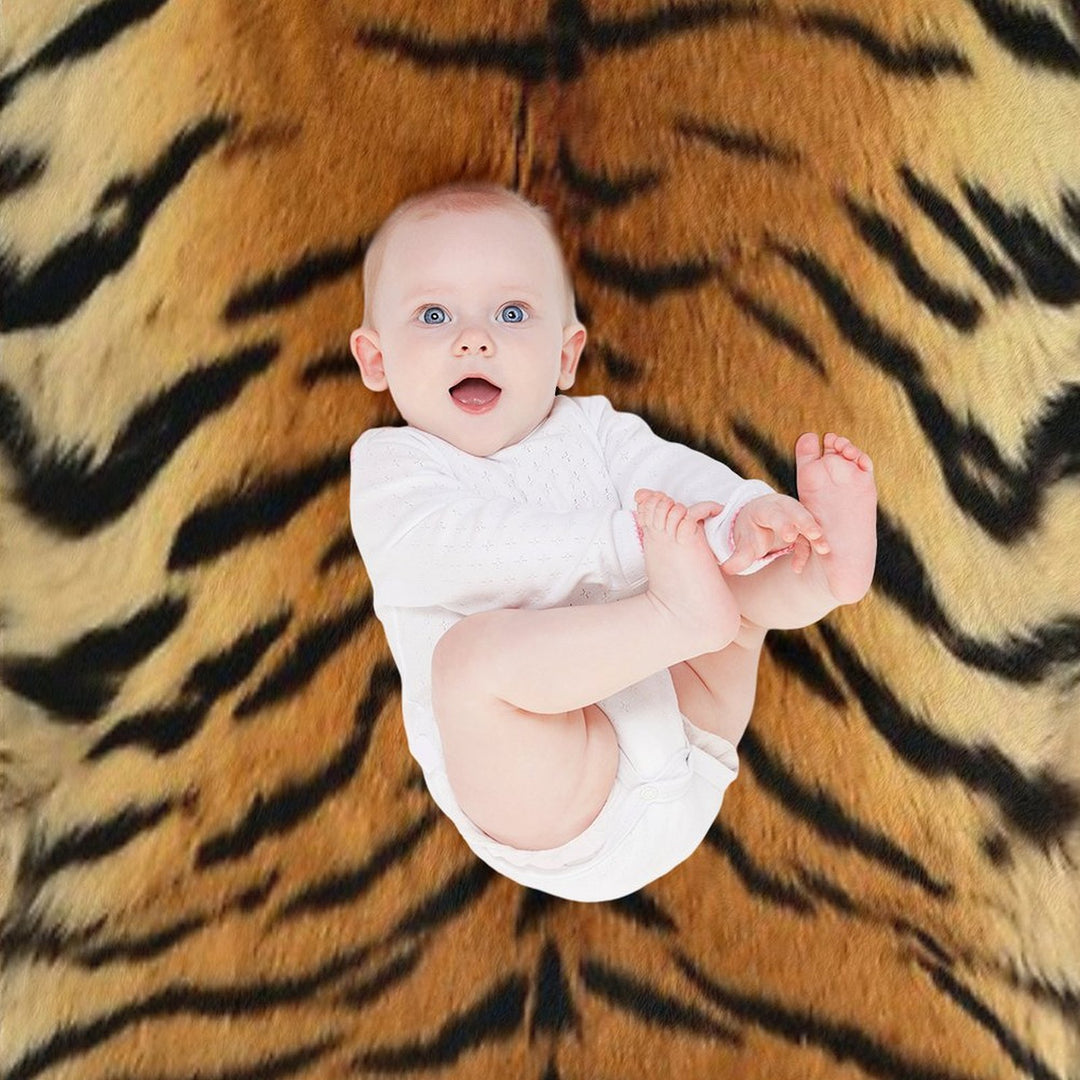 Tiger Pattern Lover Anti-pilling Throw Blanket