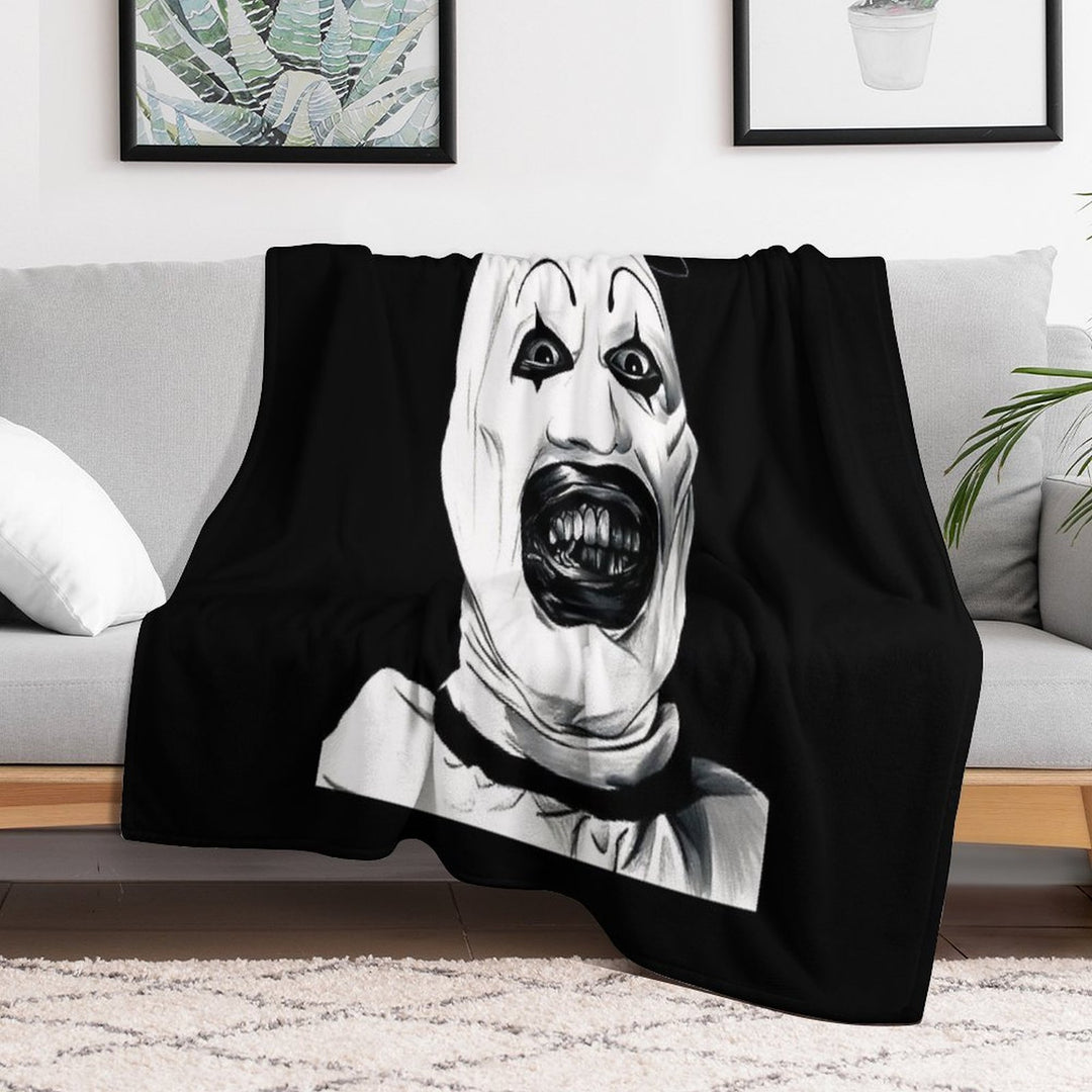 Art The Clown Terrifier  Classic Sustainable Throw Blanket