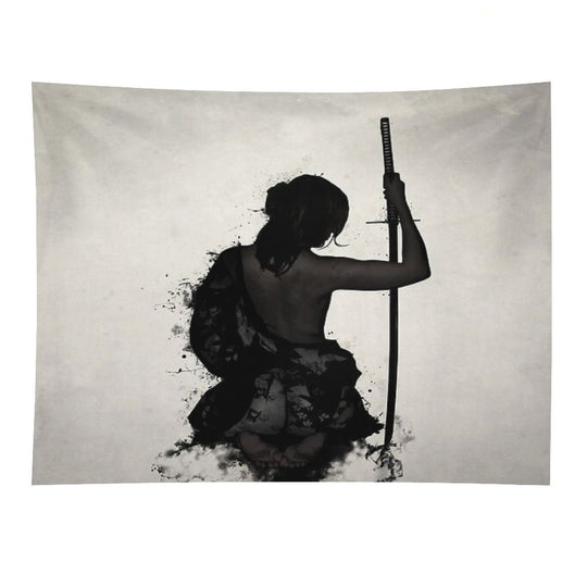 Female Samurai - Onna Bugeisha Tapestry