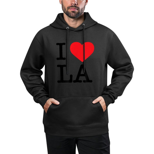 I Love LA I Heart Los Angeles Top Medium-Weight Fabric Hoodie