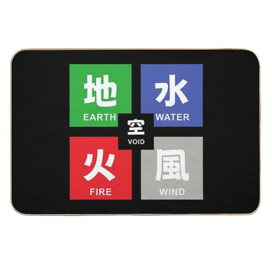 The Five Japanese Elements  Versatile Bath Mat
